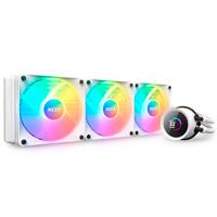 DISIPADOR DE ENFRIAMIENTO LIQUIDO NZXT KRAKEN / 360MM/ BLANCO /120MMX3 F120 RGB /GAMER - RL-KR360-W1 RL-KR360-W1 - Código: RL-KR360-W1 | Compra en Guadalajara