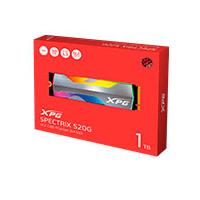 UNIDAD DE ESTADO SOLIDO SSD INTERNO XPG SPECTRIX 1TB S20G M.2 2280 NVME PCIE 3X4 LECT.2500 ESCRIT.1800 MBS 3DNAND PC MINIPC CON DISIPADOR GAMER RGB ASPECTRIXS20G-1T-C ASPECTRIXS20G-1T-C - Código: ASPECTRIXS20G-1T-C | Compra en Guadalajara