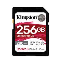 SDR2V6/256GB MEMORIA FLASH SD KINGSTON CANVAS REACT PLUS V60 / 256GB / UHS-II 280MB/SEG LECTURA 150MB/SEG ESCRITURA SDR2V6/256GB SDR2V6/256GB