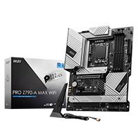 MB MSI Z790 INTEL S-1700 14A/13A/12A GEN/4X DDR5 7800/1XDP/HDMI/M.2/5X USB 2.0/USB-C/WI-FI 6E/BLUETOOTH 5.4 /ATX/GAMA ALTA GAMER PRO Z790-A MAX WIFI - Código: PRO Z790-A MAX WIFI | Compra en Guadalajara