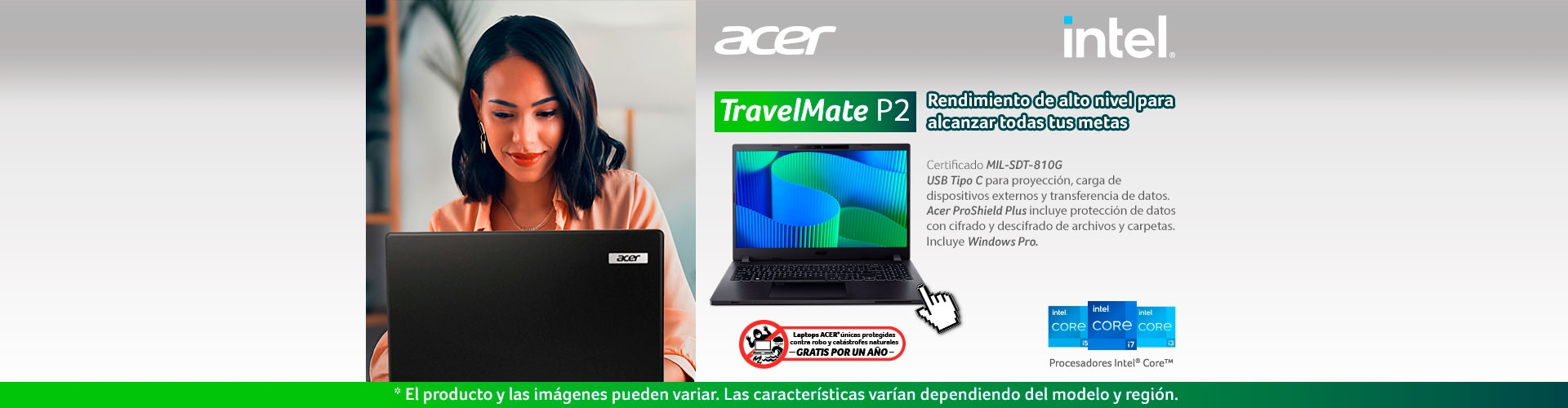 Travel Mate Acer P2